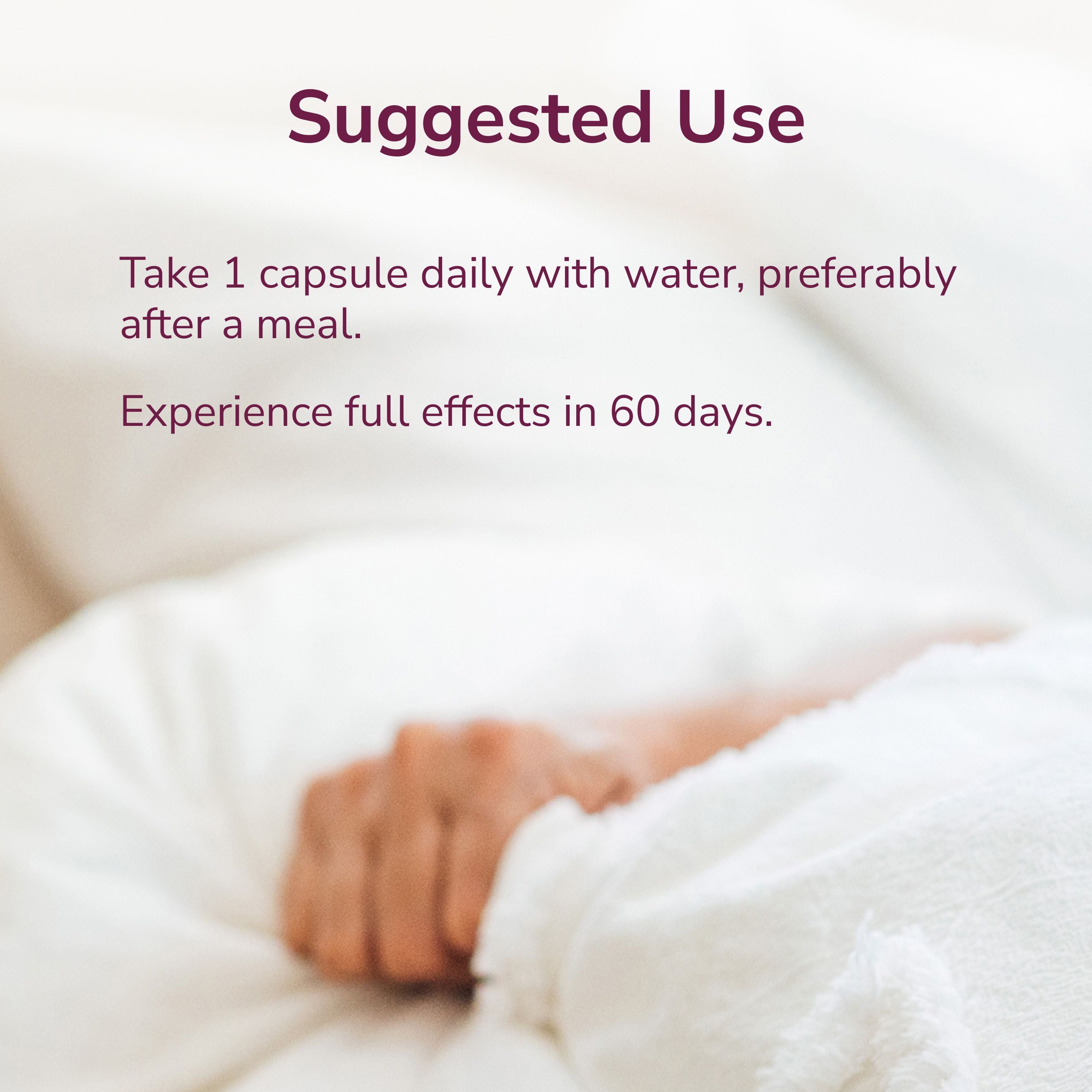 Suggested use