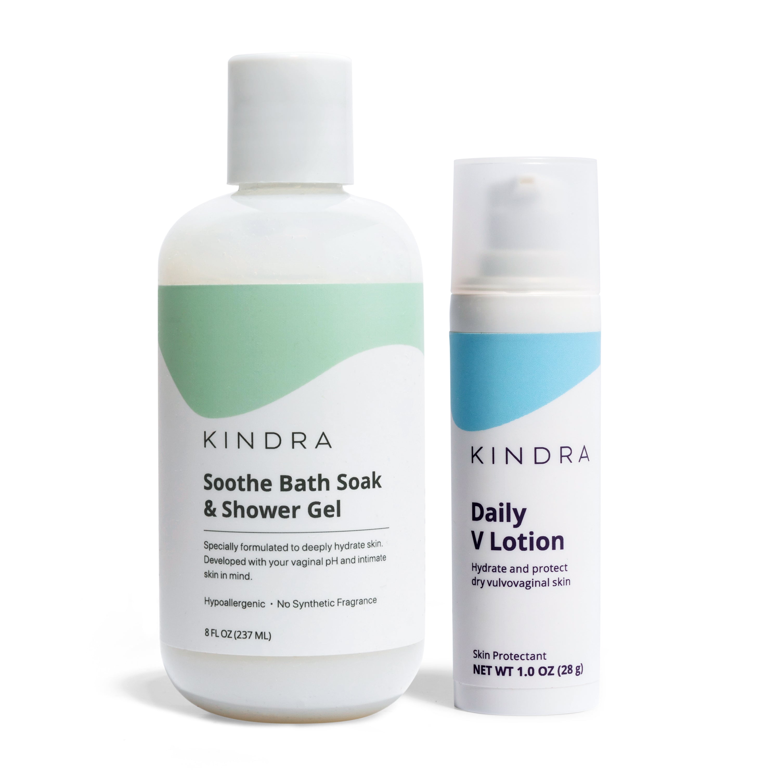 Soothe Bath Soak, Daily V Lotion