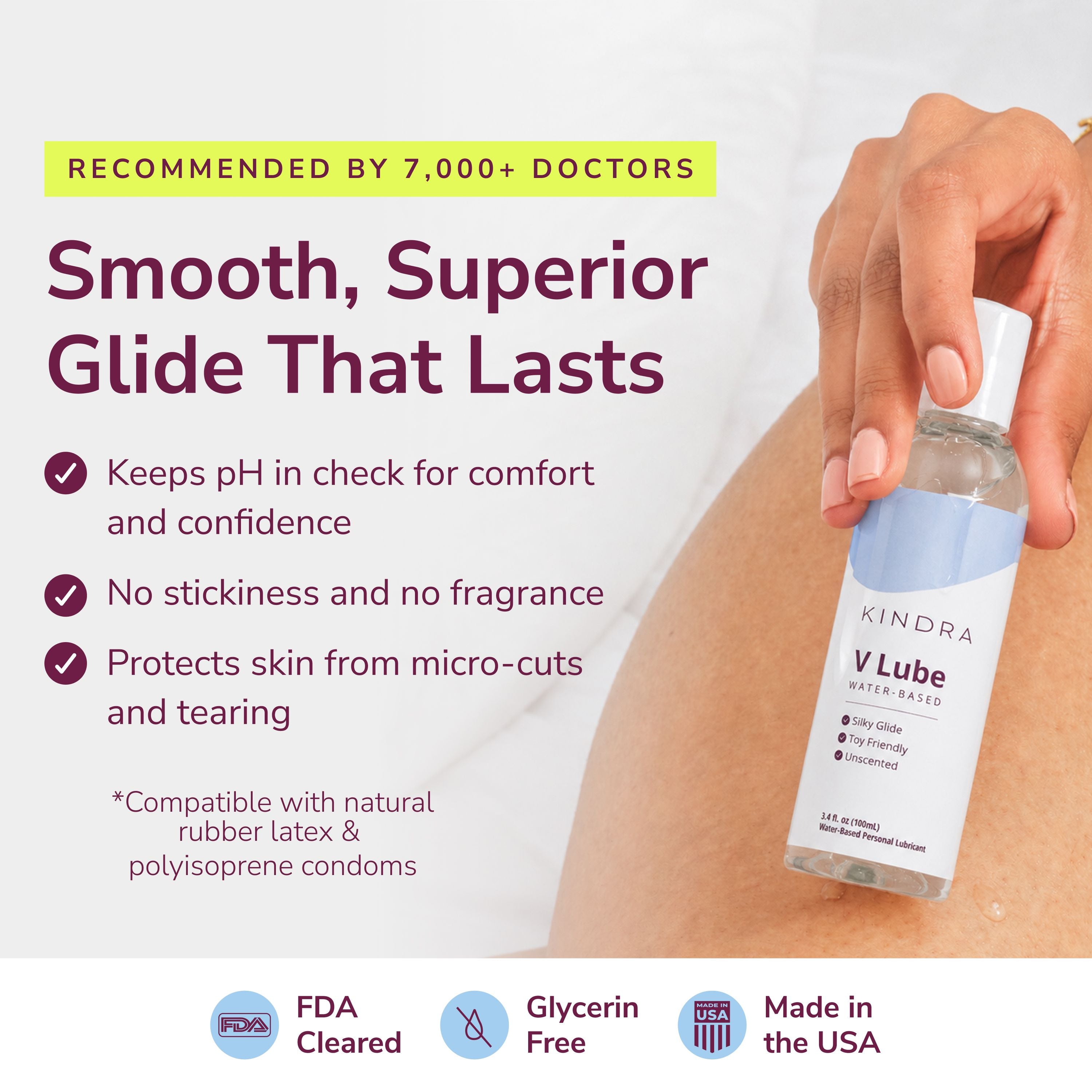 V Lube Water Based Lubricant Recommmneded by doctors