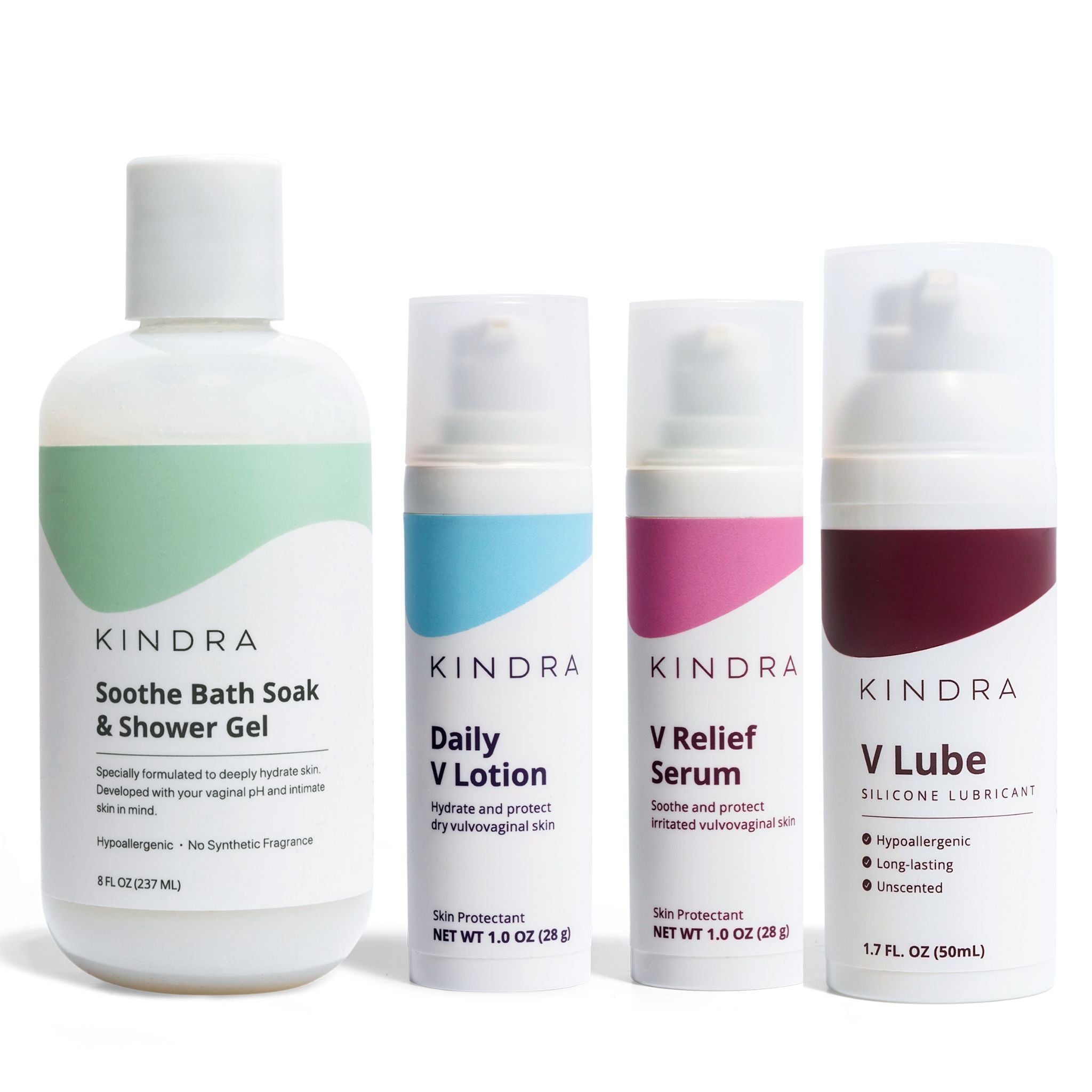 Daily V Lotion, V Relief Serum, V Lube and Soothe Bundle