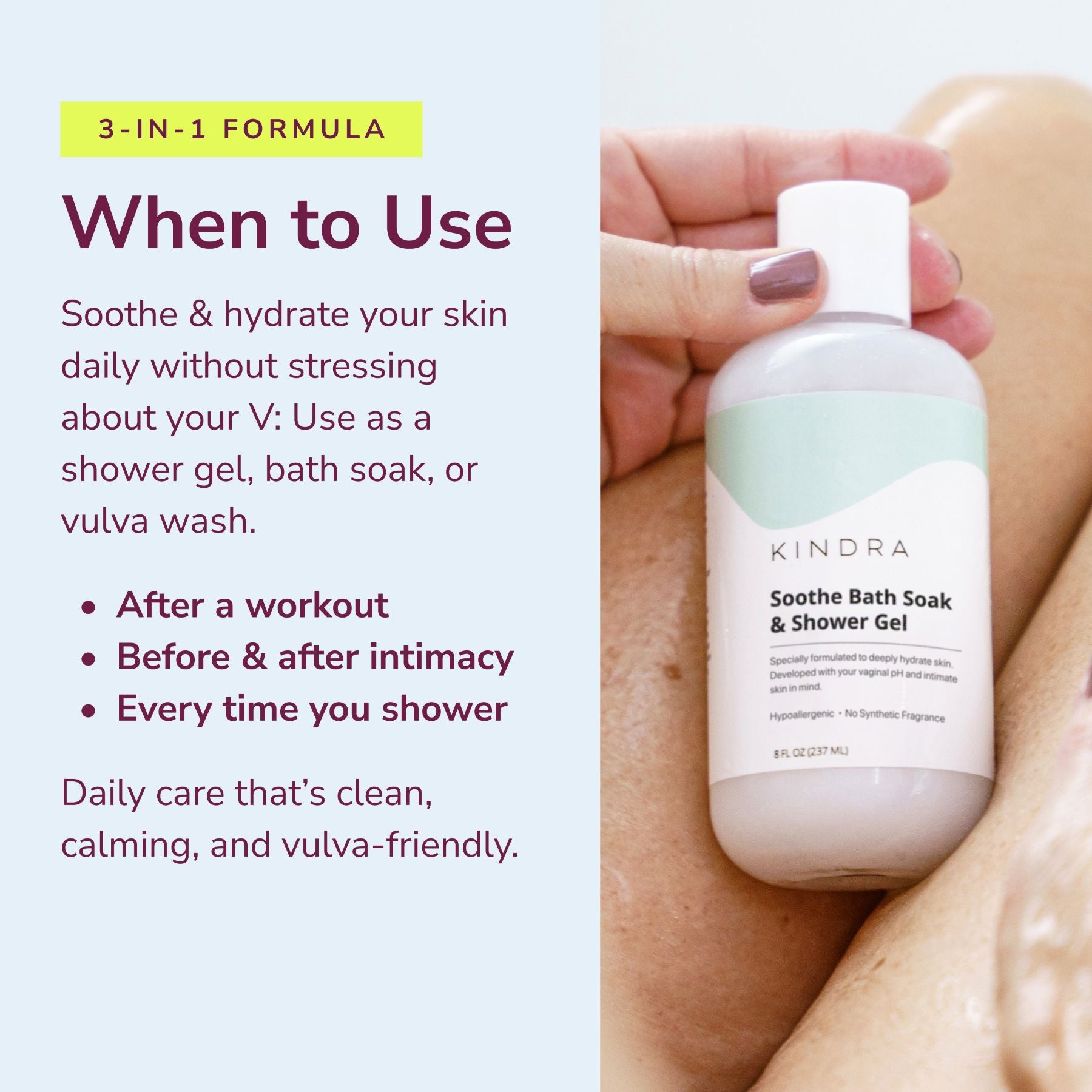 Soothe Bath Soak & Shower Gel