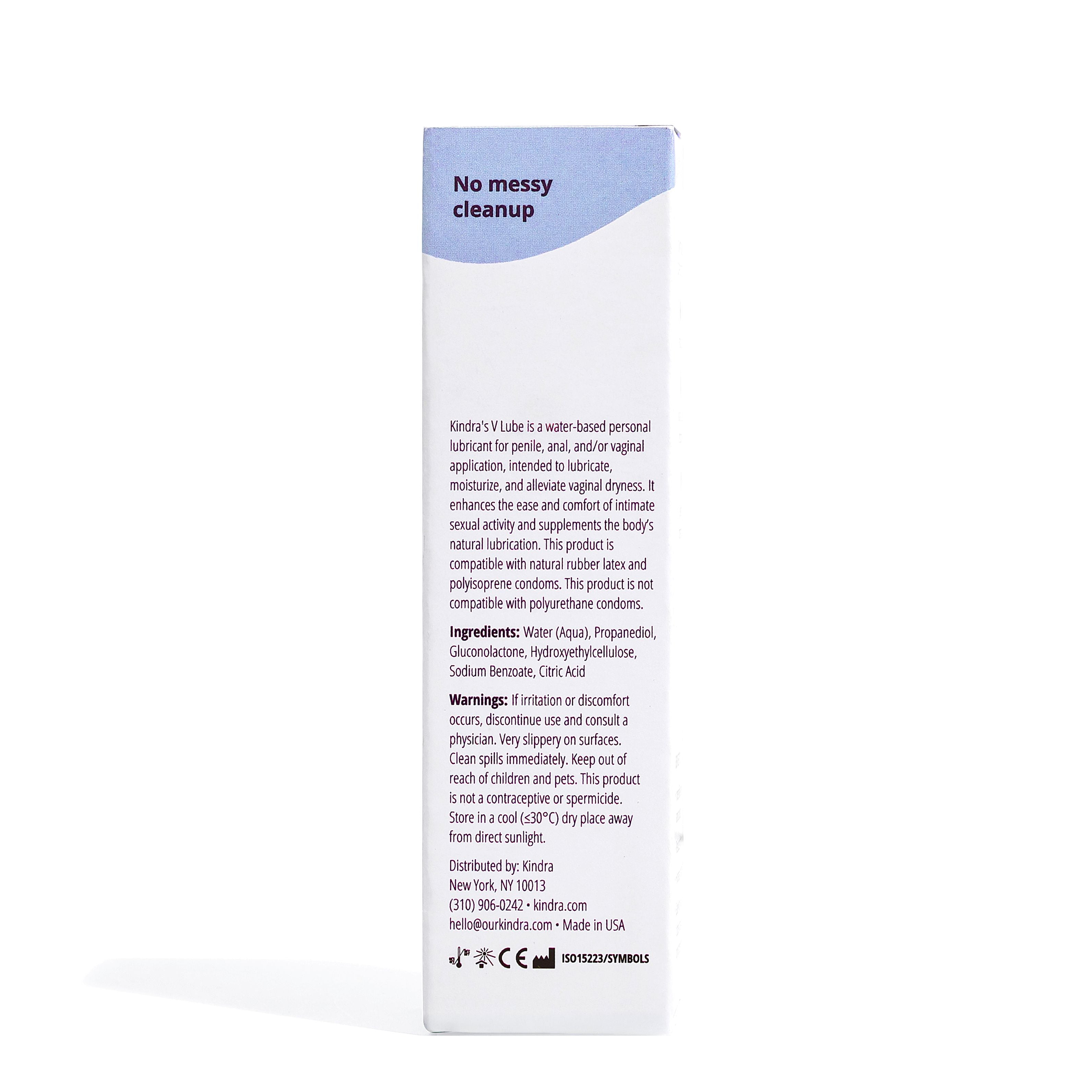 V Lube Water Based Lubricant Ingredients 
